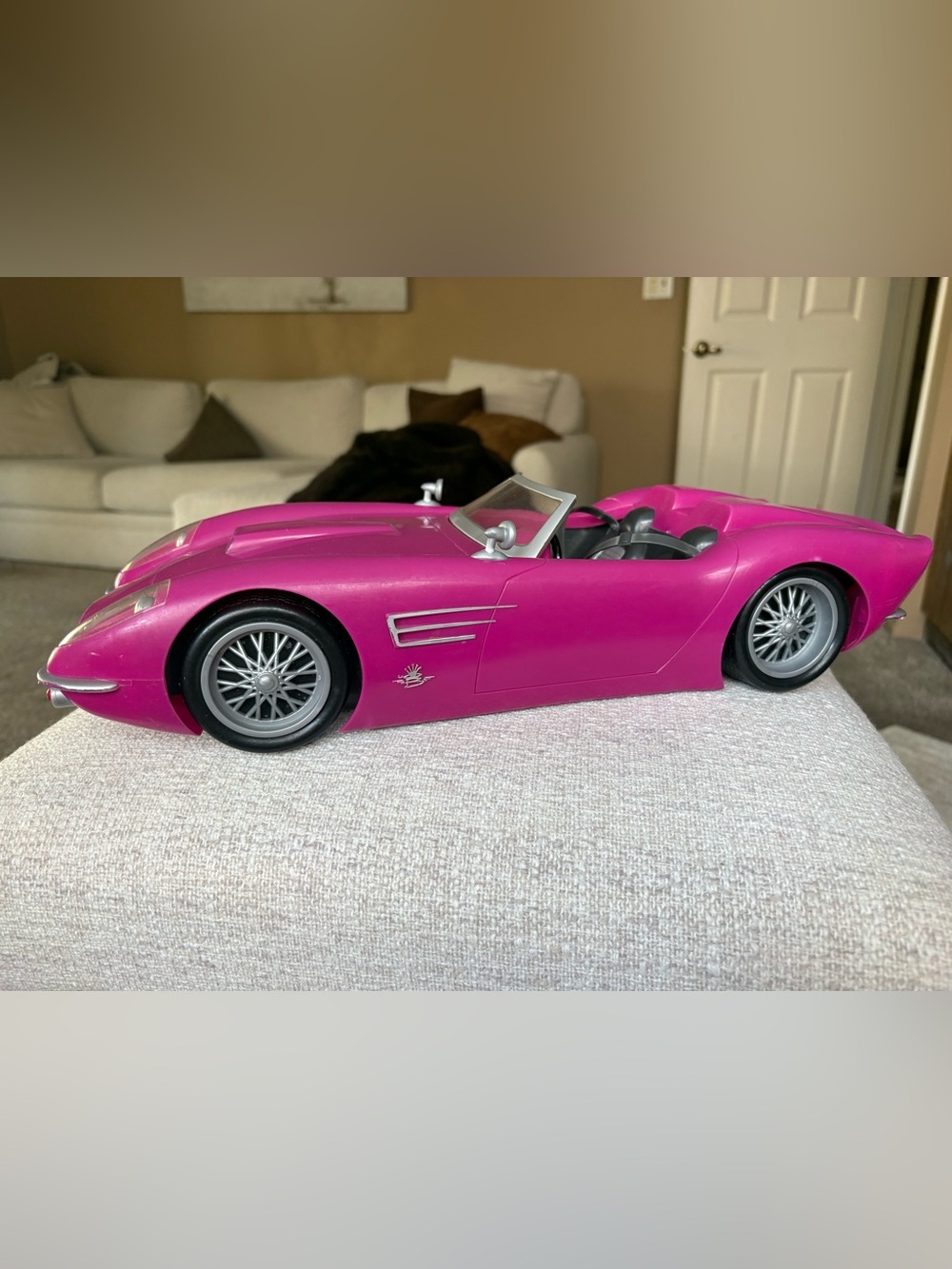 Pink Convertible Toy Car for Kids - Stylish Play Vehicle